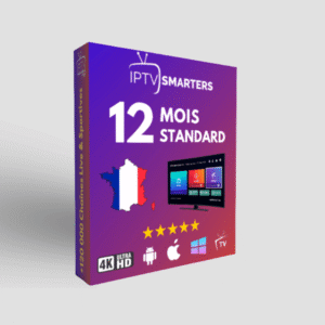 Abonnement IPTV France – 12 Mois (1 Connexion)
