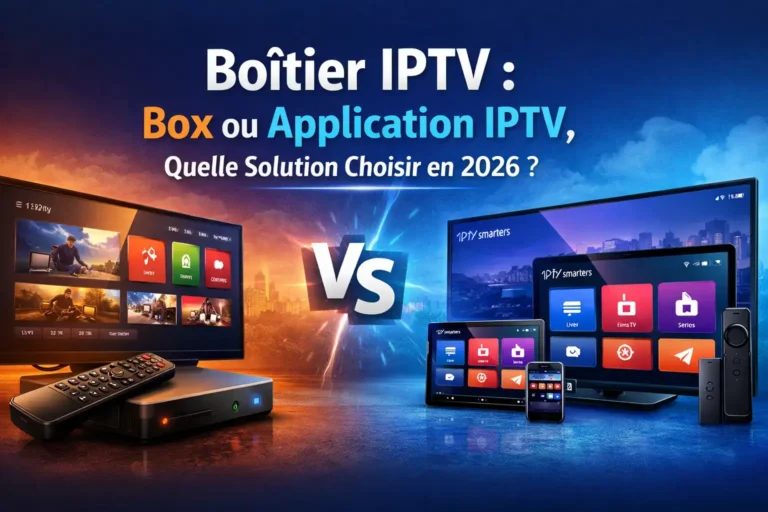 Boîtier IPTV : Box ou Application IPTV, Quelle Solution Choisir en 2026 ?