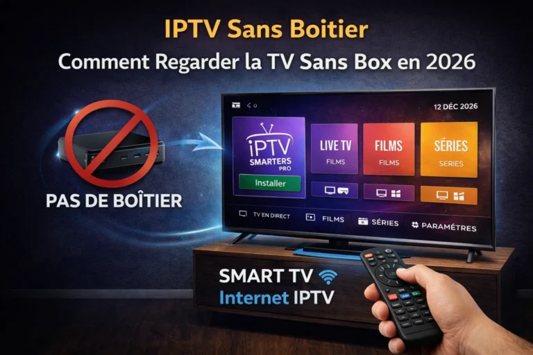 IPTV Sans Boîtier : Comment Regarder la TV Sans Box en 2026
