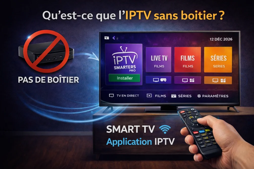 Qu’est-ce que l’IPTV sans boîtier ?