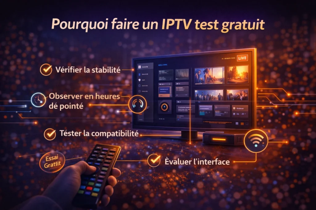 Pourquoi faire un IPTV test gratuit