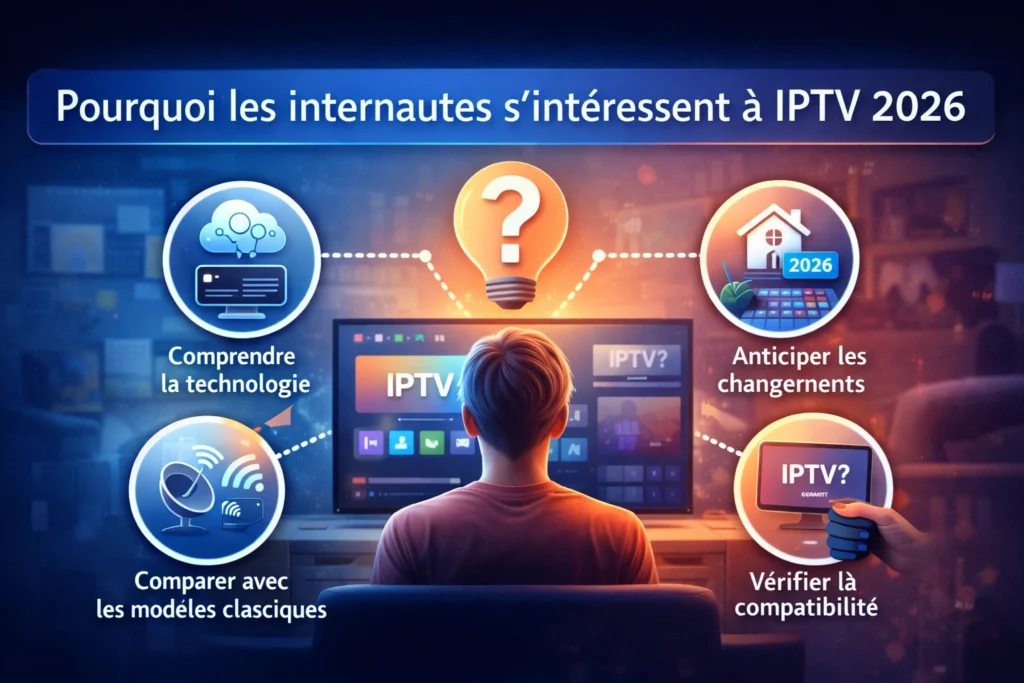 Pourquoi les internautes s’intéressent à IPTV 2026