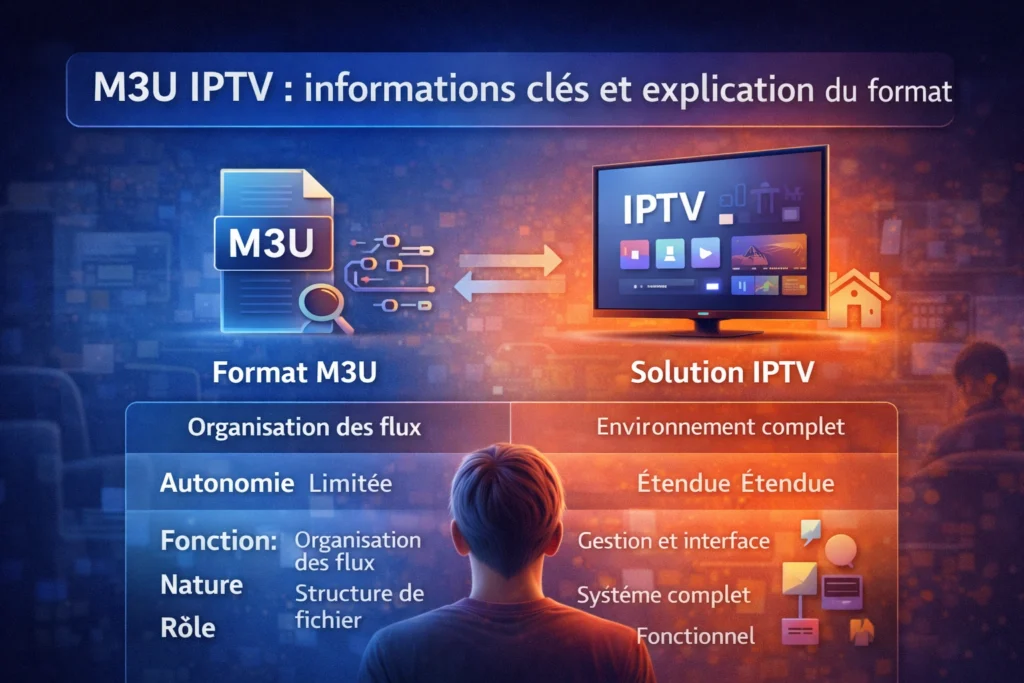 M3U IPTV : informations clés et explication du format