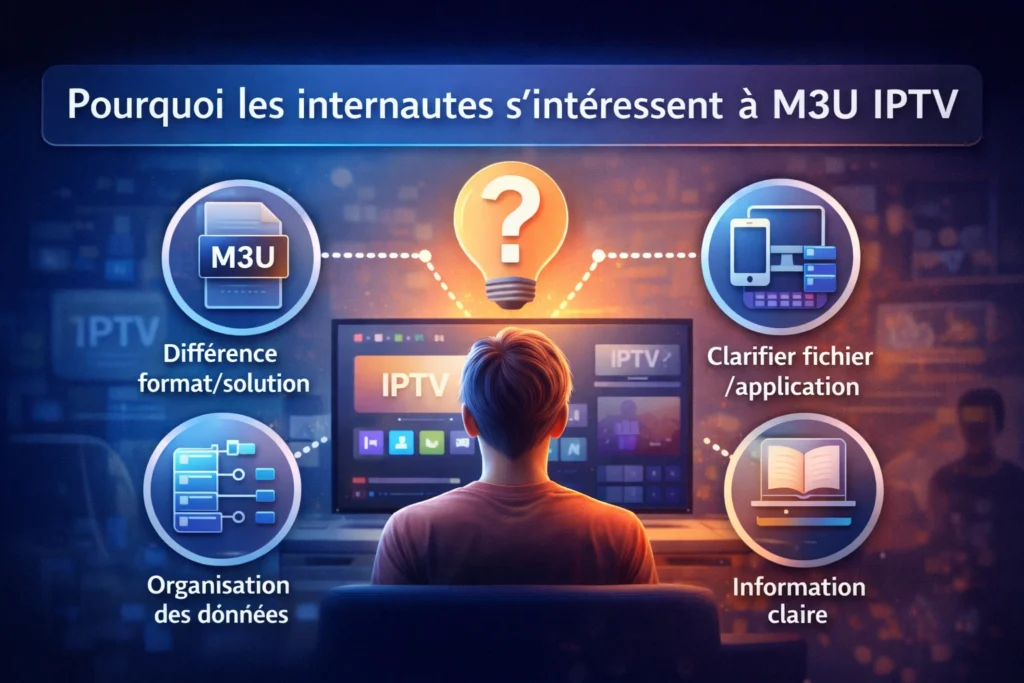 Pourquoi les internautes s’intéressent à M3U IPTV