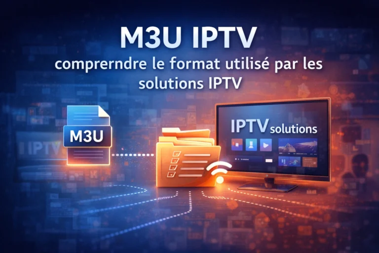 M3U IPTV : comprendre le format utilisé par les solutions IPTV