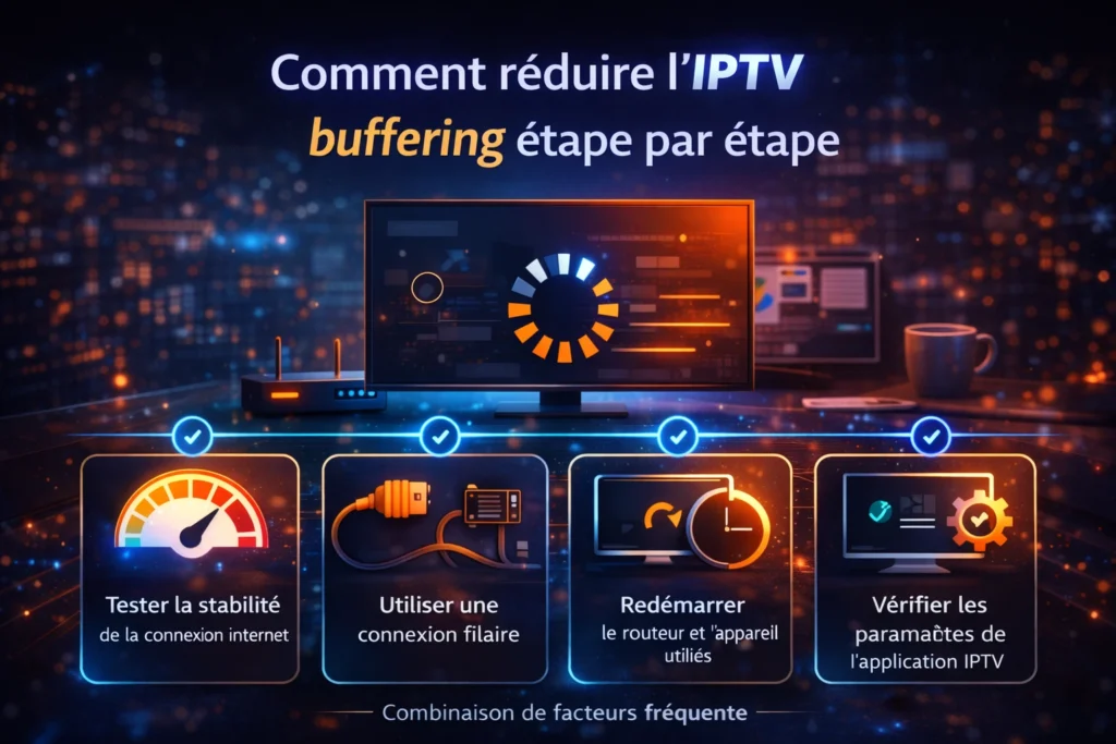 Comment réduire l’IPTV buffering étape par étape