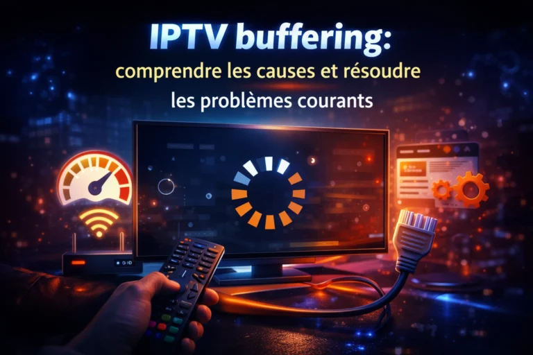 IPTV buffering : comprendre les causes et résoudre les problèmes courants